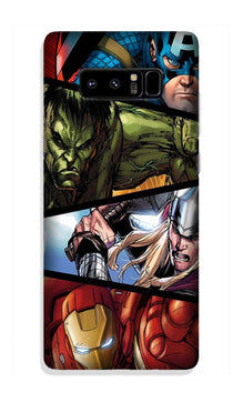 Avengers Superhero Case for Galaxy Note 8  (Design - 124)