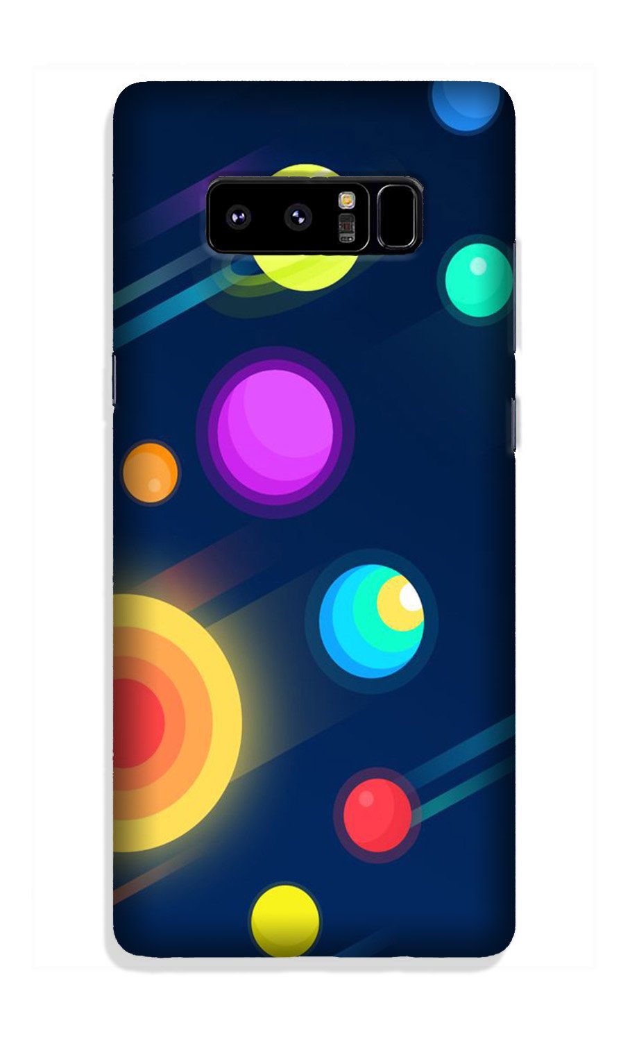 Solar Planet Case for Galaxy Note 8 (Design - 197)