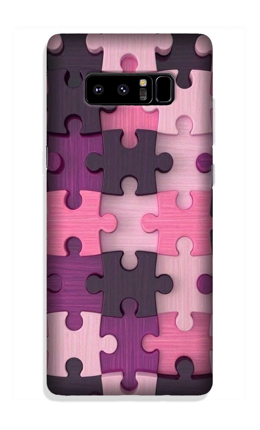 Puzzle Case for Galaxy Note 8 (Design - 199)