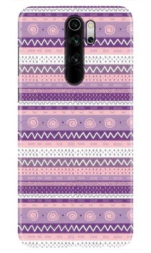Zigzag line pattern3 Mobile Back Case for Redmi Note 8 Pro (Design - 11)