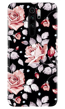 Pink rose Mobile Back Case for Redmi Note 8 Pro (Design - 12)