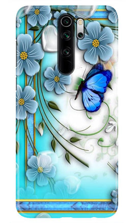 Blue Butterfly Case for Xiaomi Redmi Note 8 Pro
