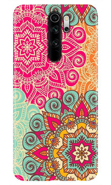 Rangoli art2 Mobile Back Case for Redmi Note 8 Pro (Design - 29)
