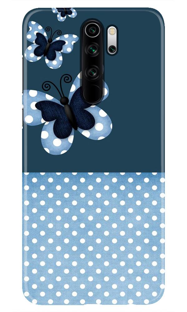 White dots Butterfly Case for Xiaomi Redmi Note 8 Pro