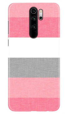 Pink white pattern Mobile Back Case for Redmi Note 8 Pro (Design - 55)