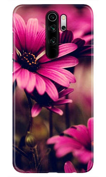 Purple Daisy Mobile Back Case for Redmi Note 8 Pro (Design - 65)
