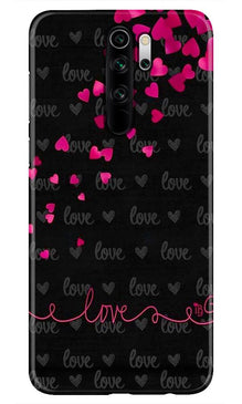 Love in Air Mobile Back Case for Redmi Note 8 Pro (Design - 89)