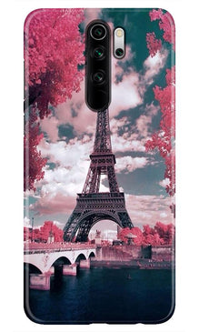 Eiffel Tower Mobile Back Case for Redmi Note 8 Pro  (Design - 101) (Design - 101)