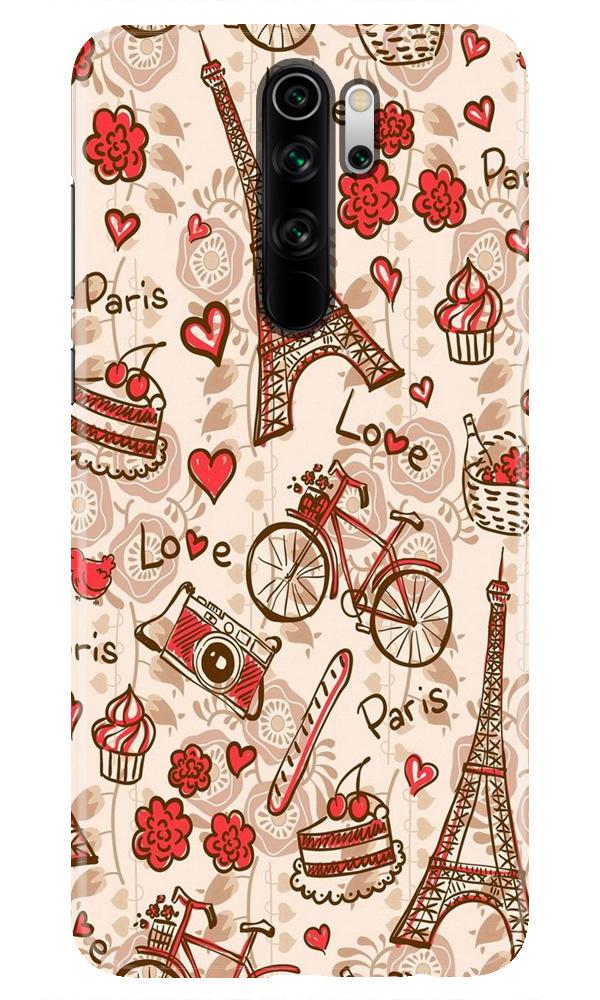 Love Paris Case for Xiaomi Redmi Note 8 Pro(Design - 103)