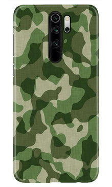 Army Camouflage Mobile Back Case for Redmi Note 8 Pro  (Design - 106) (Design - 106)