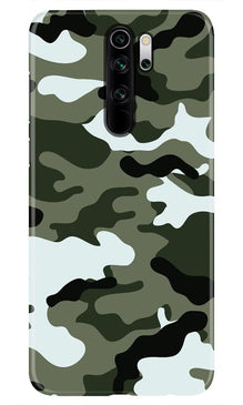 Army Camouflage Mobile Back Case for Redmi Note 8 Pro  (Design - 108) (Design - 108)