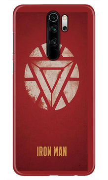 Iron Man Superhero Mobile Back Case for Redmi Note 8 Pro  (Design - 115) (Design - 115)