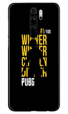 Pubg Winner Winner Mobile Back Case for Redmi Note 8 Pro  (Design - 177) (Design - 177)