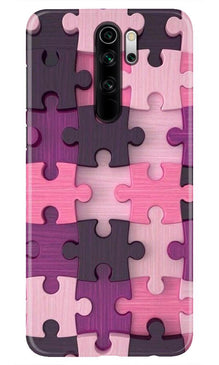 Puzzle Mobile Back Case for Redmi Note 8 Pro (Design - 199) (Design - 199)