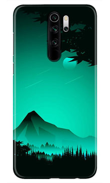 Moon Mountain Mobile Back Case for Redmi Note 8 Pro (Design - 204) (Design - 204)