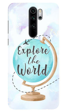 Explore the World Mobile Back Case for Redmi Note 8 Pro (Design - 207)