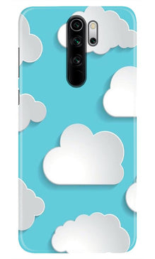 Clouds Mobile Back Case for Redmi Note 8 Pro (Design - 210)