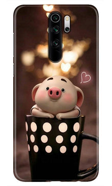 Cute Bunny Mobile Back Case for Redmi Note 8 Pro (Design - 213)
