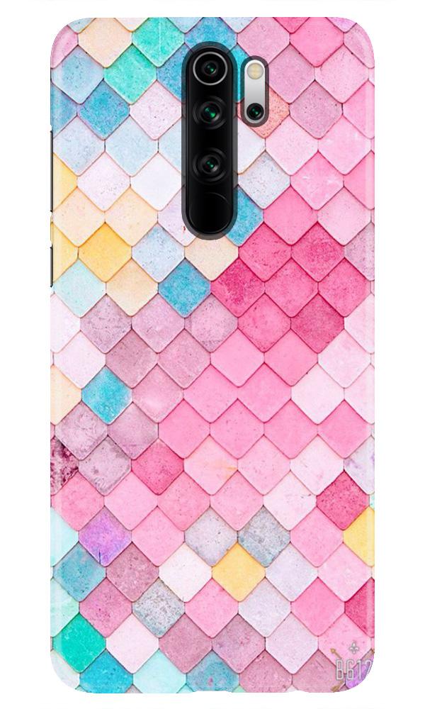 Pink Pattern Case for Xiaomi Redmi Note 8 Pro (Design No. 215)