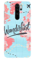 Wonderlust Travel Case for Xiaomi Redmi Note 8 Pro (Design No. 223)