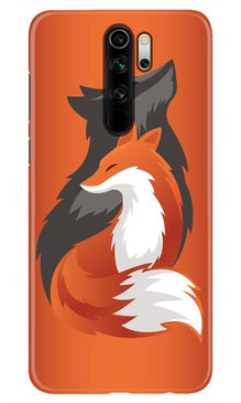 Wolf  Mobile Back Case for Redmi Note 8 Pro (Design - 224)