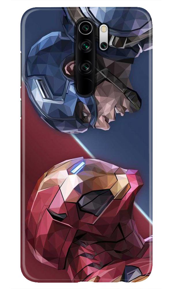 Ironman Captain America Case for Xiaomi Redmi Note 8 Pro (Design No. 245)