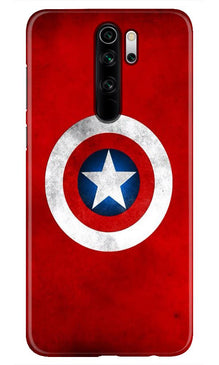 Captain America Mobile Back Case for Redmi Note 8 Pro (Design - 249)