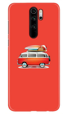 Travel Bus Mobile Back Case for Redmi Note 8 Pro (Design - 258)