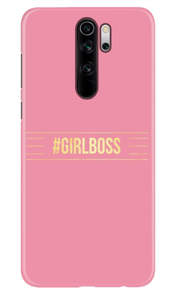 Girl Boss Pink Case for Xiaomi Redmi Note 8 Pro (Design No. 263)