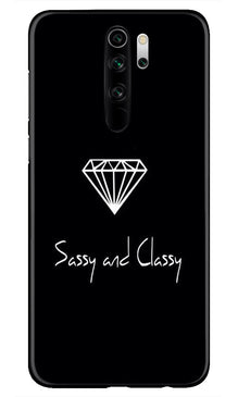Sassy and Classy Mobile Back Case for Redmi Note 8 Pro (Design - 264)