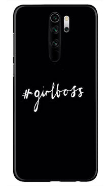 #GirlBoss Mobile Back Case for Redmi Note 8 Pro (Design - 266)