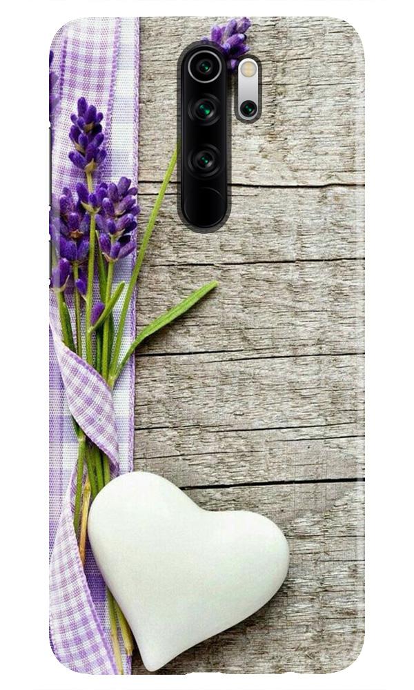 White Heart Case for Xiaomi Redmi Note 8 Pro (Design No. 298)