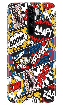 Boom Mobile Back Case for Redmi Note 8 Pro(Design - 302)