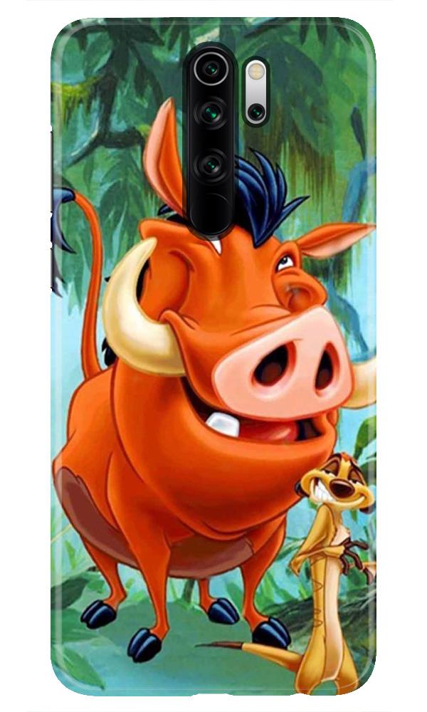 Timon and Pumbaa Mobile Back Case for Redmi Note 8 Pro(Design - 305)