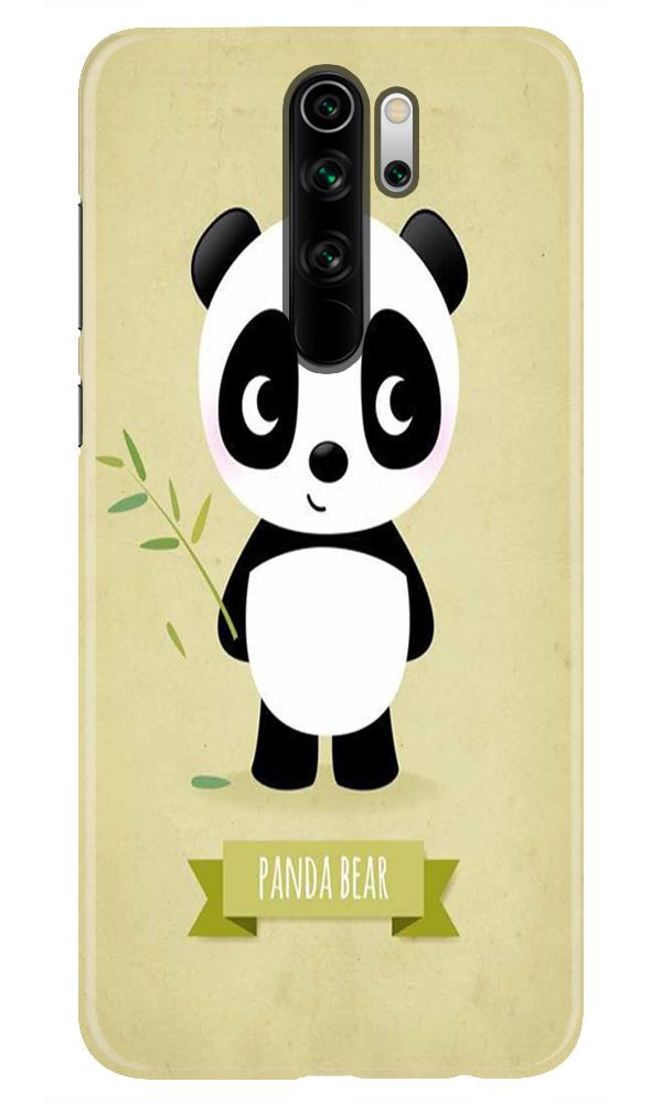 Panda Bear Mobile Back Case for Redmi Note 8 Pro(Design - 317)
