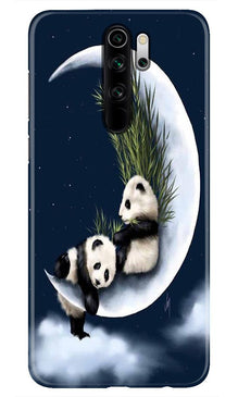 Panda Moon Mobile Back Case for Redmi Note 8 Pro  (Design - 318)