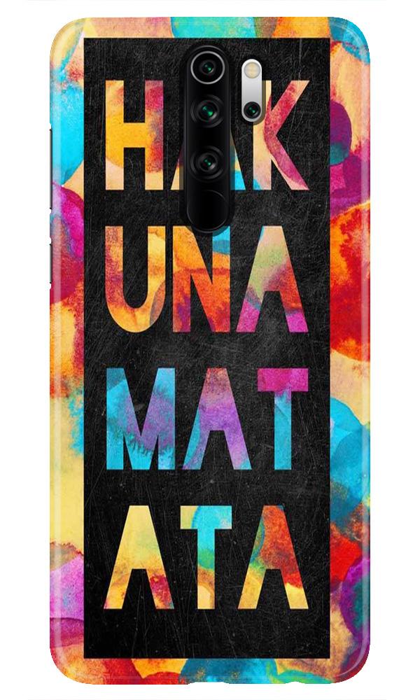 Hakuna Matata Mobile Back Case for Redmi Note 8 Pro  (Design - 323)