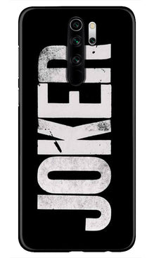 Joker Mobile Back Case for Redmi Note 8 Pro  (Design - 327)