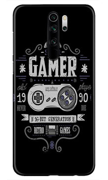 Gamer Mobile Back Case for Redmi Note 8 Pro  (Design - 330)