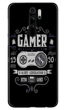 Gamer Mobile Back Case for Redmi Note 8 Pro(Design - 330)
