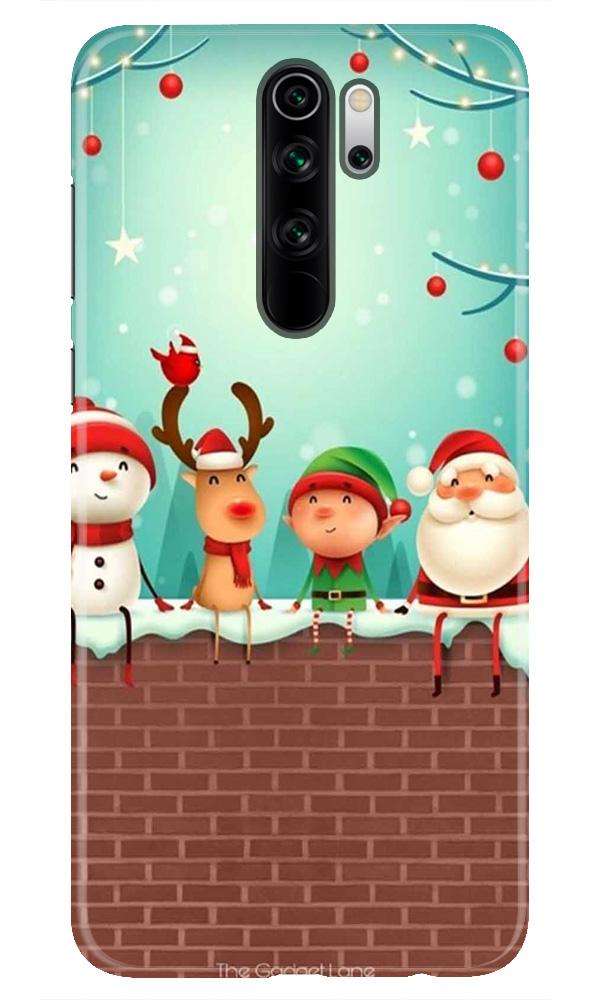 Santa Claus Mobile Back Case for Redmi Note 8 Pro  (Design - 334)