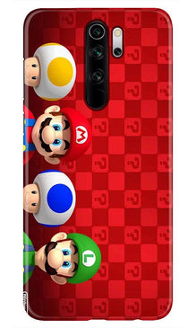 Mario Mobile Back Case for Redmi Note 8 Pro  (Design - 337)