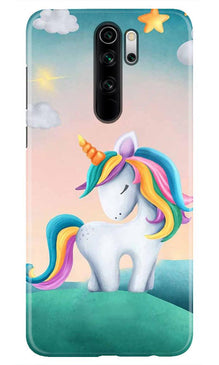 Unicorn Mobile Back Case for Redmi Note 8 Pro  (Design - 366)