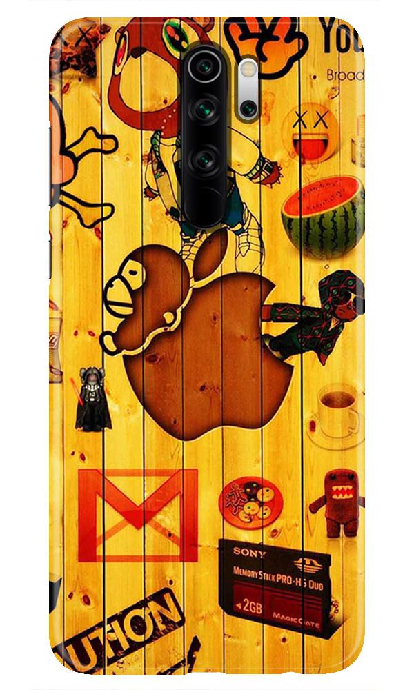 Wooden Texture Mobile Back Case for Redmi Note 8 Pro  (Design - 367)