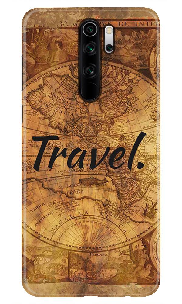 Travel Mobile Back Case for Redmi Note 8 Pro  (Design - 375)