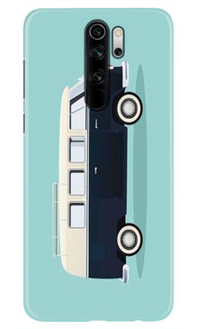 Travel Bus Mobile Back Case for Redmi Note 8 Pro  (Design - 379)
