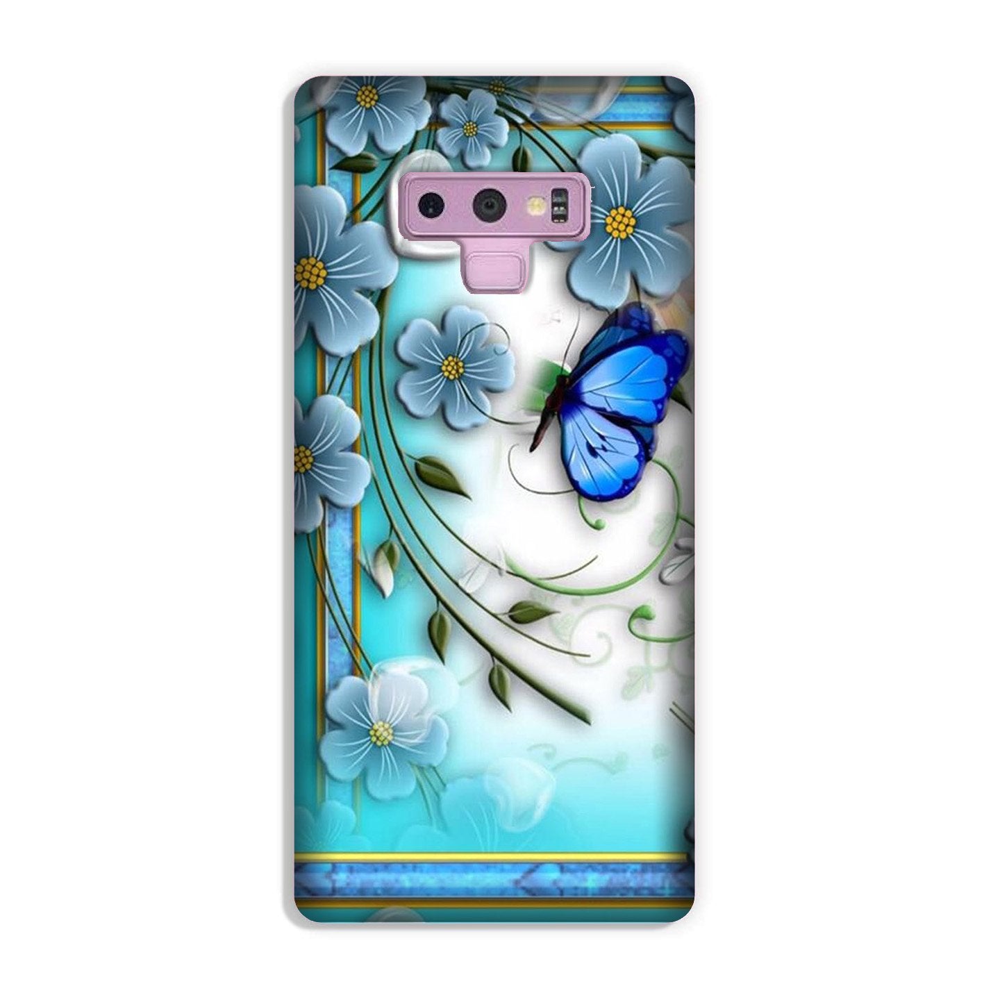 Blue Butterfly Case for Galaxy Note 9