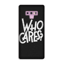 Who Cares Case for Galaxy Note 9