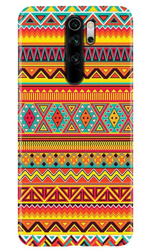 Zigzag line pattern Mobile Back Case for Xiaomi Redmi 9 Prime (Design - 4)