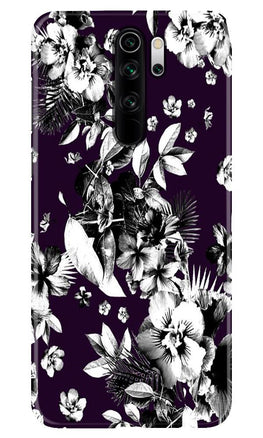 white flowers Case for Xiaomi Redmi 9 Prime
